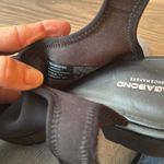 Vagabond  size 8 black lug sole sling back chunky sandals neoprene Photo 6