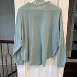 Wishlist Soft Brushed Henley Pullover Sweatshirt in Sage Green – Size Small Photo 3