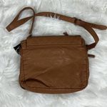st. john's bay NWT St. John’s Bay Sahara Brown Foldover Crossbody Purse Photo 2