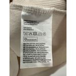 H&M Top Women XL Cream Thermal Ribbed Button Detail Sleeveless V-Neck Tank Photo 5