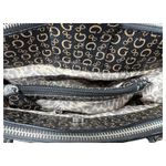 Guess Signature Dome Satchel Handbag Brown/Tan Monogram Top Handle Bag Photo 4