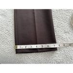 Van Heusen Studio Stretch Extensible Dark Brown Mid-Rise Straight Leg Pants Sz 4 Photo 8