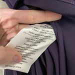 Vera Wang  White Trumpet Royal Purple Floor Length Strapless Gown 2 Photo 4