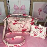 Betsey Johnson cherry bow bag and wallet Photo 0