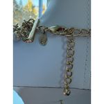 Chico's Gold Layered Necklace with Ribbon Accents Photo 3