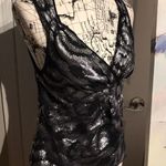 The Limited Silk Metallic Tank Cami Top Shiny Whimsgoth Rave Vintage Y2k Coastal Western  Photo 1