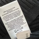 EXPRESS  Cut-Out Knit-Ribbed Sweater Dress Mock Neck Long Sleeve Black Size XL Photo 5