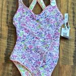 Love Shack Fancy  Floral One-Piece Swimsuit S size Photo 0