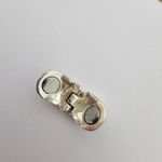 Vintage Monet Rhinestone Silver Tone Metal Magnetic Clip on earrings Photo 7