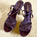 LAUREN RALPH LAUREN dress heels🌺 Brown Size 9 Photo 0
