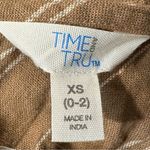 Tru and Time One Piece Striped Brown Outfit With Tie Belt NWT XS Photo 5