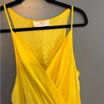 Amanda Uprichard Yellow Silk Mini Dress Photo 5