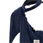 L'IDÉE 90's Midi Soirée One Shoulder Pleated Dress Regal Blue Large Photo 8