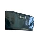 Perlina Deep Green Patent Leather Zip Around Clutch Wallet Photo 7