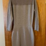Agnona Beige Color Block Midi Dress Wool Cashmere Blend NWT Small MSRP $2250 Photo 5