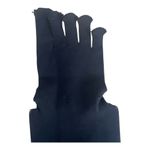 4 Pairs Brown Black Women Five Finger Toe Dress Ankle Socks Solid One Size Gray Photo 1