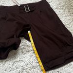 Moda International Mid Rise Brown Cuffed Hem Women’s Shorts 8 Stretch Pockets Photo 4