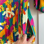 Briton Court Pampas Maxi Dress in Tangerine Tango Blue Size M Photo 3