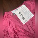 KAOS NWT Italy formal pink v neck silk dress pink classic party fall $380 Size M Photo 3