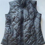 Coldwater Creek  Womens Medium Tank Top Vest Black‎ Sleeveless ZIp Quilted Puffer Photo 0