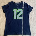 Nike Unisex Blue NFL Seahawks Slim Fit Short Sleeve Fan 12 Jersey T-Shirt Photo 4
