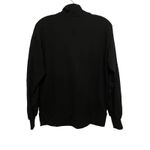 Three Dots  Black 1/4 Zip Pullover Sweater Size Small‎ Lightweight Mock Neck Photo 1