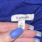 Athleta  Womens Dress Small Blue‎ Stretch Solstice Casual Cowl Neck Long Sleeves Photo 7