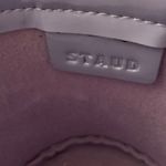 STAUD  Moreau macramé bucket bag patent leather handles lavender $399 revolve Photo 10