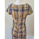 The Limited  Dot Dress Women 2 Watercolor Splatter Zip Midi Short Sleeve Travel Photo 5