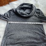 Charcoal Cowl Neck Sweater Dress Size Small by AGB Photo 6