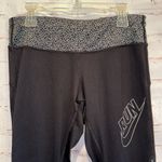 Nike Black Leggings Dri Fit Running Run Crop Printed 827136-010 Women's small s Photo 1