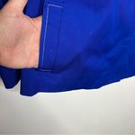 Marc Bouwer royal blue cape blazer jacket size large Photo 3