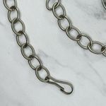 George Washington Coin Charm Chain Belt XS/Small (S) Y2K ✨ Silver Photo 2
