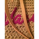 Time And Tru Women’s VACAY Beach Tote Shopping Bag In Tan 15" x 14" New Photo 5