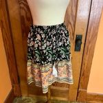CDM Bright Floral Boho Mini Skirt Size M Photo 4