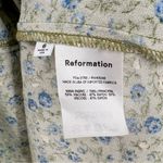 Reformation Women's Pacey Fit & Flare Mini Dress | Sz 6 | Sprite Green Floral Photo 9