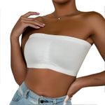 NWT ~ Set/ 7 Strapless Stretchy Bandeau Non Padded Bralette Bras ~ Tube Tops ~ M Size M Photo 3
