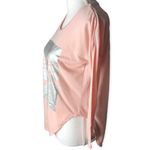 Mighty fine Coca-Cola 3/4 Sleeve Pink Scoop Neck Top Photo 93