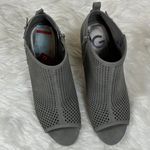 G by Guess  Dark Gray Jerzey Peep Toe Ankle Booties Photo 7