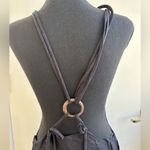 Anthropologie  NEW WITH TAGS Cotton Bib Overall Midi‎ Dress 8 boho minimalist Photo 6