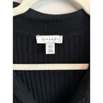 Topshop  Long Sleeve Polo Sweater In Black Size XL Photo 1