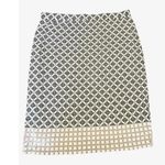 Max Studio  Women’s Elastic Waist Geometric Pattern Pencil Skirt SZ S Photo 1