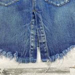 One Teaspoon Denim Skirt Womens 29 Blue Jean Button Fly Cutoff Back Slit Photo 5