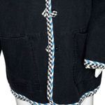 Koos of Course Jacket Womens 1X Black Multi Patchwork Reversible Colorful Fun Photo 12