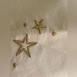 Karen Millen  Ruffle Gold stars ⭐️ Embroidered Button Down Shirt Photo 6