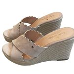 Kate Spade NWOT, Tegan Wedge Mule Slide Sandal Espadrilles, Sz 6.5 Photo 5