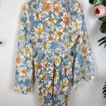 Elliatt NWT Dandelion Lace Cut Out Mini Dress in Blue Multi Size Small Photo 4