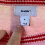 Old Navy  Women's Classic Crew Neck Pink Love Sweater Size XL. NEW Photo 5