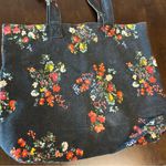 Loft Floral Canvas Tote Bag 100% Cotton Boho Feminine Photo 1