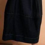 Free People  Oversized Chambray Denim Machu Barrel Midi Dress Black Size Large Photo 10